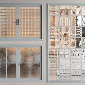 现代窗户3D模型下载